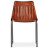 Swen Studio -  Dining Chairs 4 pcs Brown Real Leather